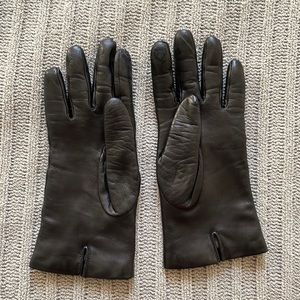 J.Crew cashmere-lined leather gloves